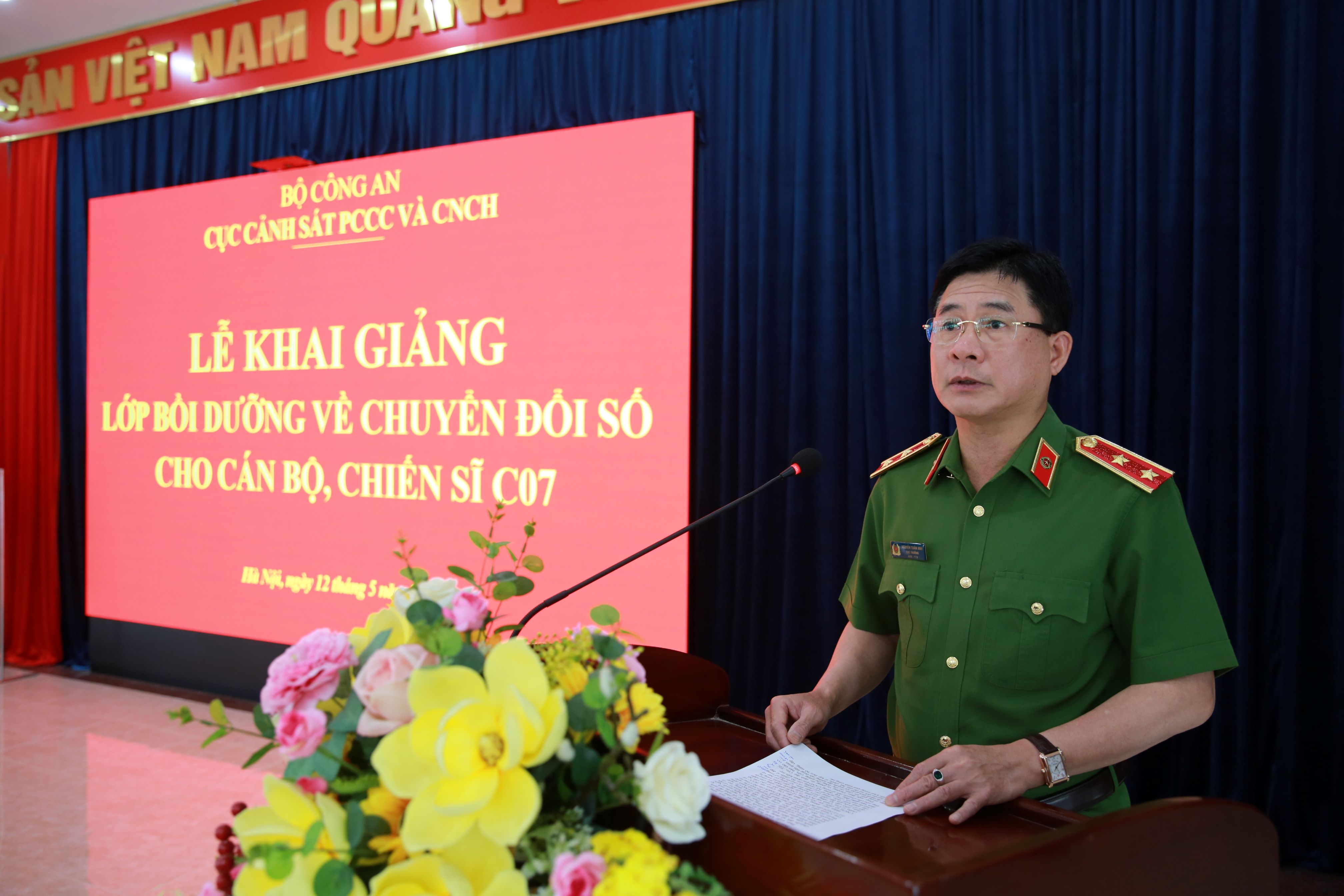 Cục cảnh sát PCCC và CNCH tổ chức tập huấn công tác chuyển đổi số